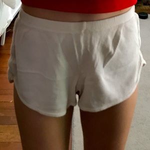 White brandy Melville shorts